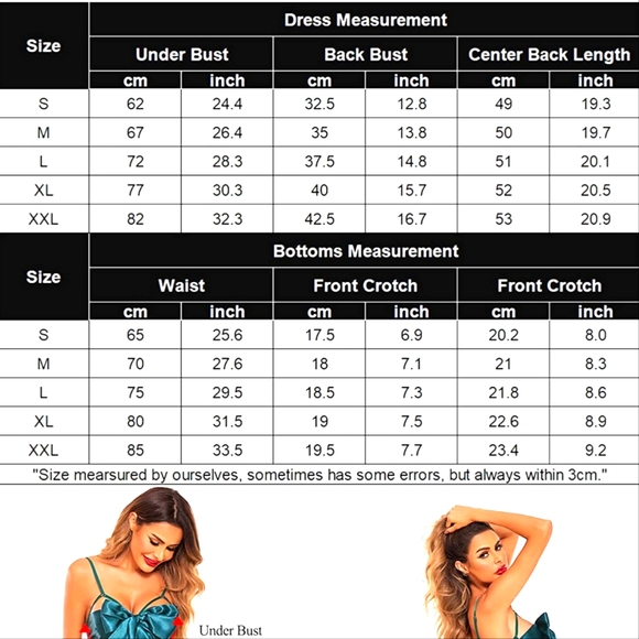 Avidlove Lingerie Self Knot Front Lace Babydoll Mesh Lingerie - Picture 5 of 5